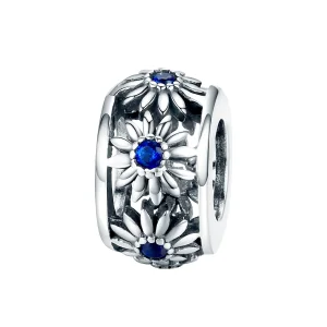 (image for) Pandora Style Silver Daisy Spacer - SCC1118