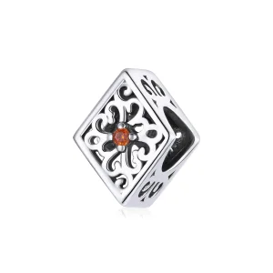 (image for) Pandora Style Silver Diamond Charm - SCC1825
