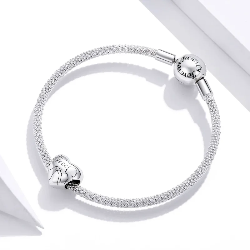 (image for) Pandora Style Silver Dog Mom Charm - SCC1679 - View 3