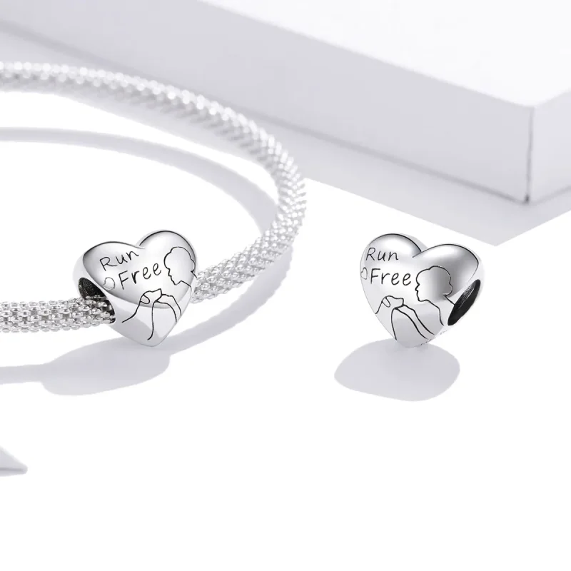 (image for) Pandora Style Silver Dog Mom Charm - SCC1679 - View 4