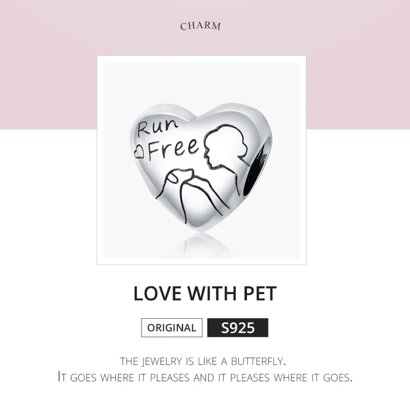 (image for) Pandora Style Silver Dog Mom Charm - SCC1679 - View 6
