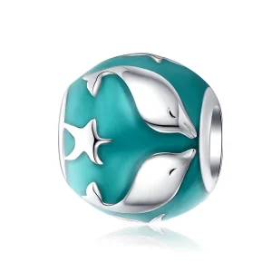 (image for) Pandora Style Silver Dolphin Charm - SCC1295