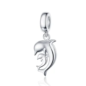 (image for) Pandora Style Silver Dolphin Dangle - SCC1206