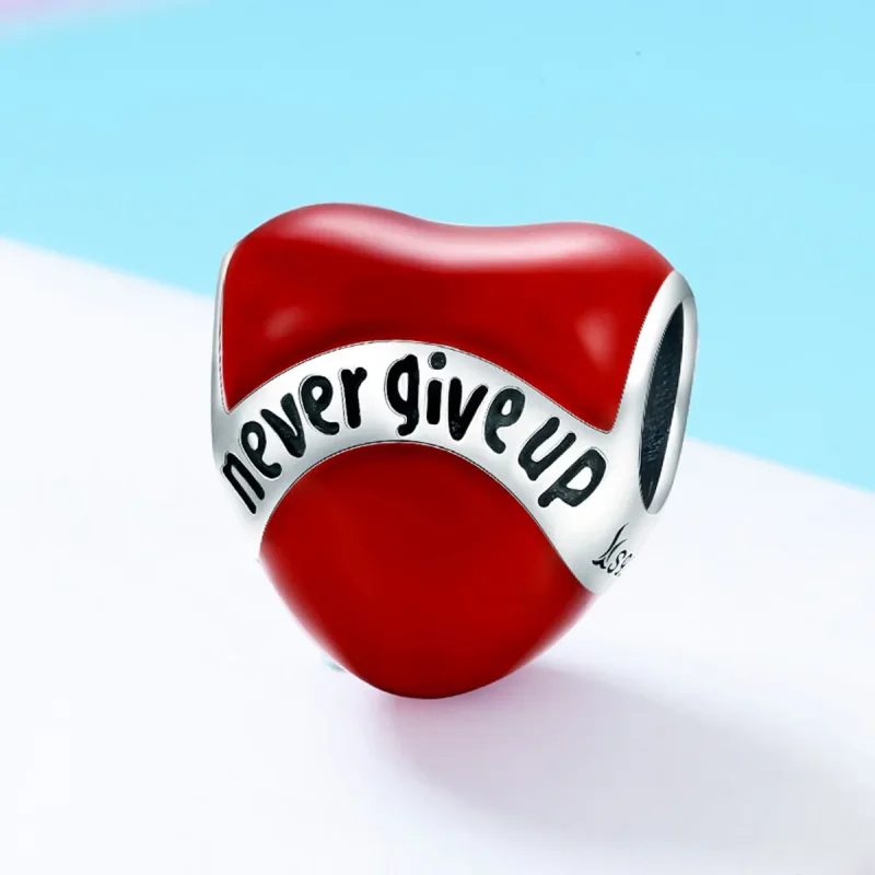 (image for) Pandora Style Silver Don'T Give Up Charm - SCC808 - View 2
