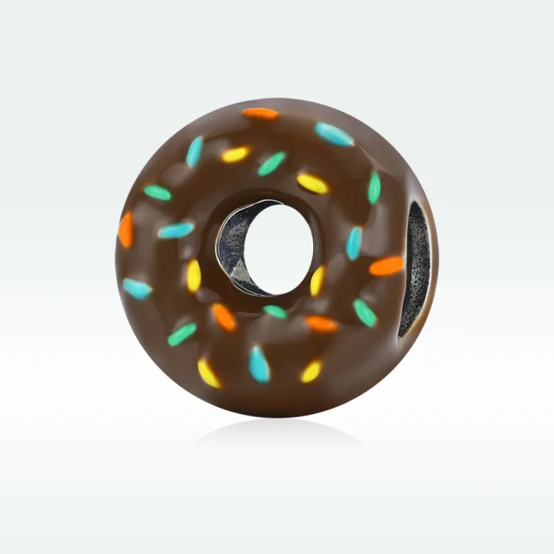 (image for) Pandora Style Silver Donut Charm - SCC1820 - View 5