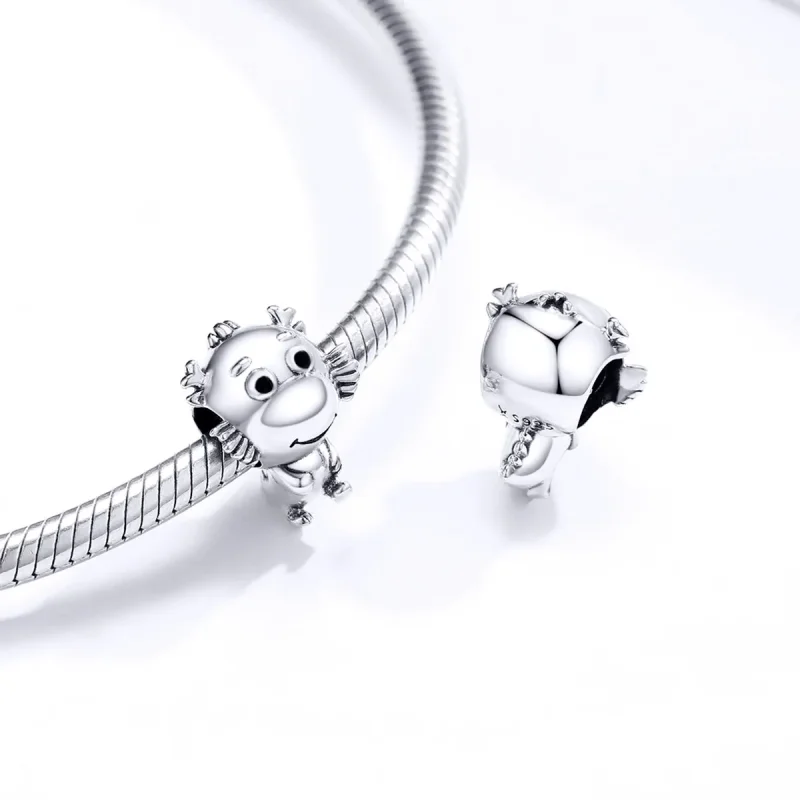 (image for) Pandora Style Silver Dragon Baby Charm - SCC1489 - View 4