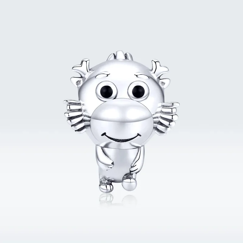 (image for) Pandora Style Silver Dragon Baby Charm - SCC1489 - View 5