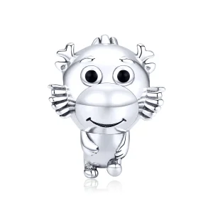 (image for) Pandora Style Silver Dragon Baby Charm - SCC1489