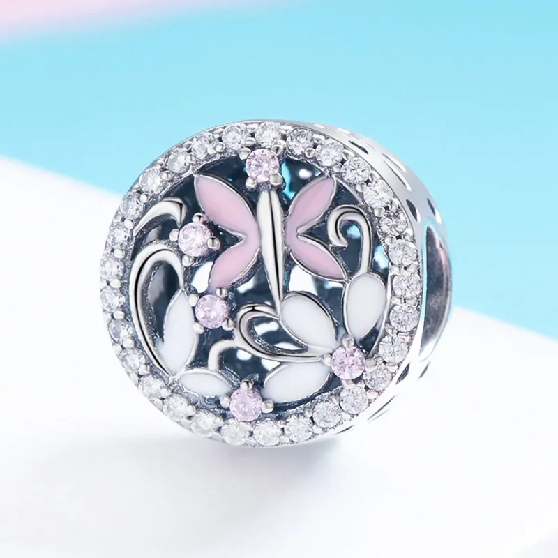(image for) Pandora Style Silver Dragonfly Charm - SCC757 - View 2