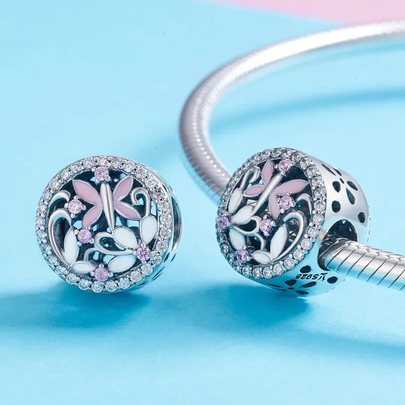 (image for) Pandora Style Silver Dragonfly Charm - SCC757 - View 4
