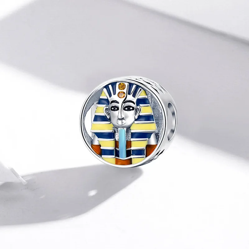 (image for) Pandora Style Silver Egypt - Pharaoh Charm - SCC1858 - View 2