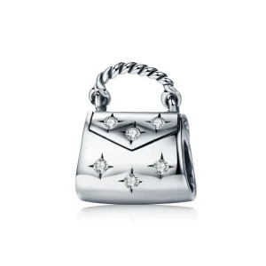 (image for) Pandora Style Silver Elegant Shopping Bag Charm - SCC607