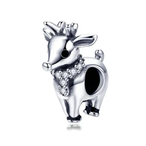 (image for) Pandora Style Silver Reindeer Charm - SCC1003