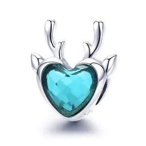 (image for) Pandora Style Silver Elk Charm - SCC1022