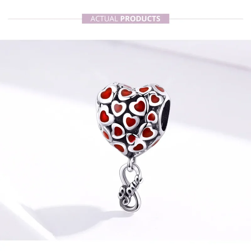 (image for) Pandora Style Silver Endlesslovw Dangle Charm - SCC1180 - View 2