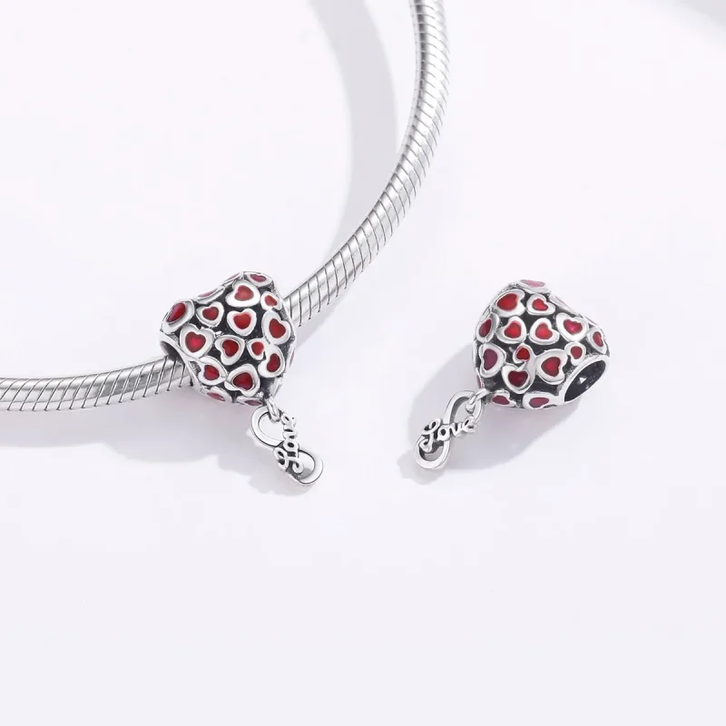 (image for) Pandora Style Silver Endlesslovw Dangle Charm - SCC1180 - View 3