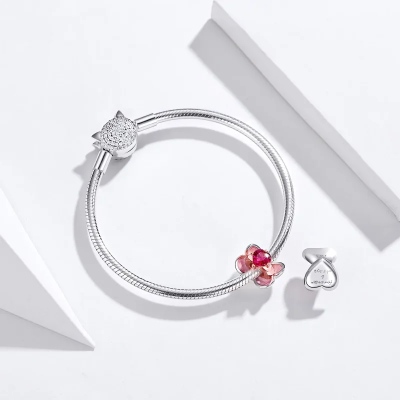 (image for) Pandora Style Silver Engagement Ring Spacer - SCC1224 - View 3
