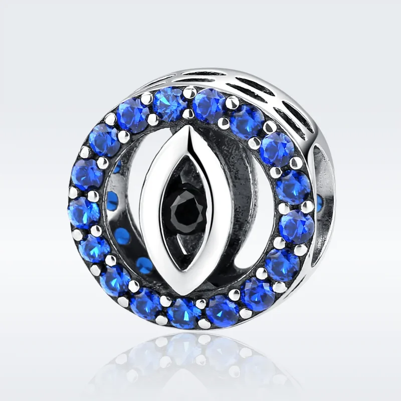 (image for) Pandora Style Silver Evil Eye Charm - SCC091 - View 2
