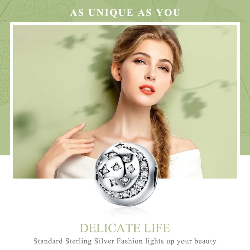 (image for) Pandora Style Silver Exquisite Life Charm - SCC813 - View 6