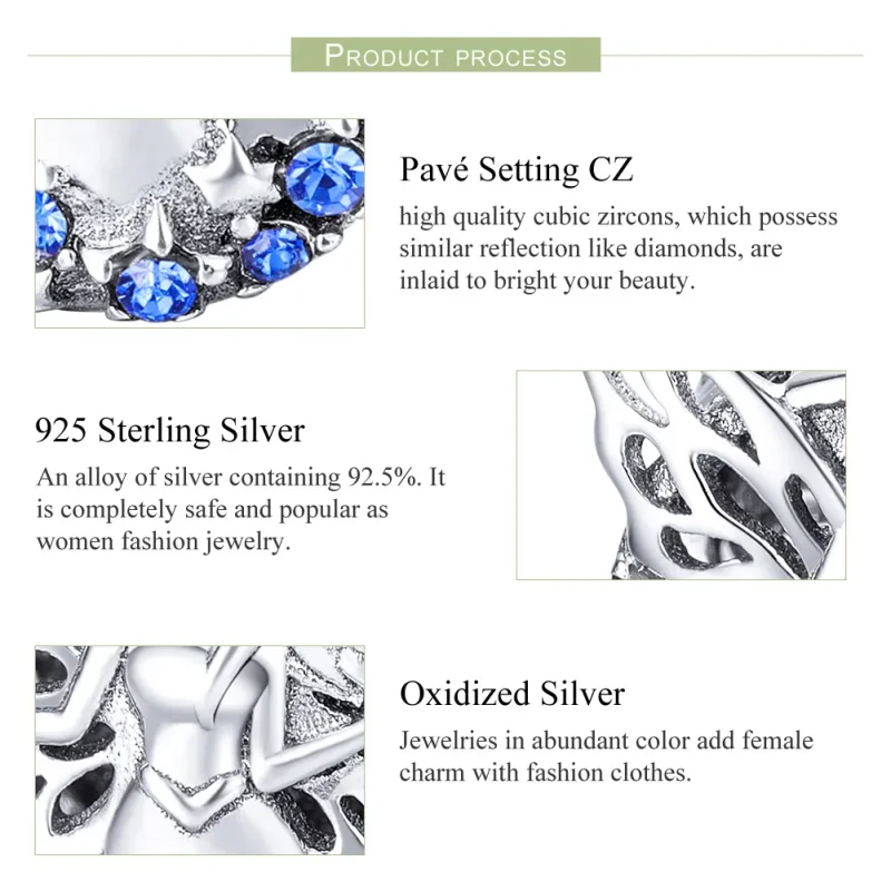 (image for) Pandora Style Silver Fairy Charm - BSC027 - View 7