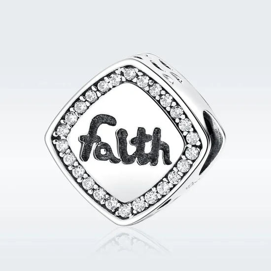(image for) Pandora Style Silver Faith Charm - SCC090