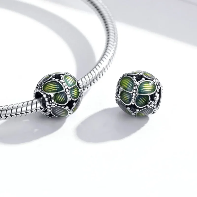 (image for) Pandora Style Silver Fantasy Butterflies Charm - SCC1705 - View 4
