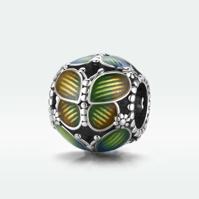 (image for) Pandora Style Silver Fantasy Butterflies Charm - SCC1705 - View 5