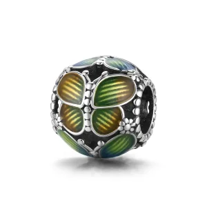 (image for) Pandora Style Silver Fantasy Butterflies Charm - SCC1705