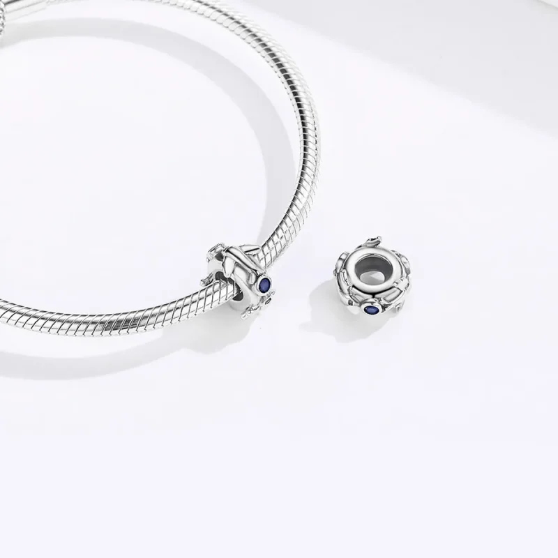 (image for) Pandora Style Silver Faraway Spacer - SCC1235 - View 4