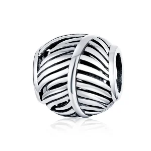 (image for) Pandora Style Silver Feather Charm - SCC1509