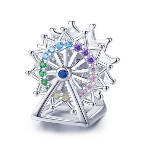 (image for) Pandora Style Silver Ferris Wheel Charm - SCC1028