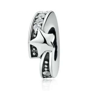 (image for) Pandora Style Silver First Encounter Spacer Charm - SCC100