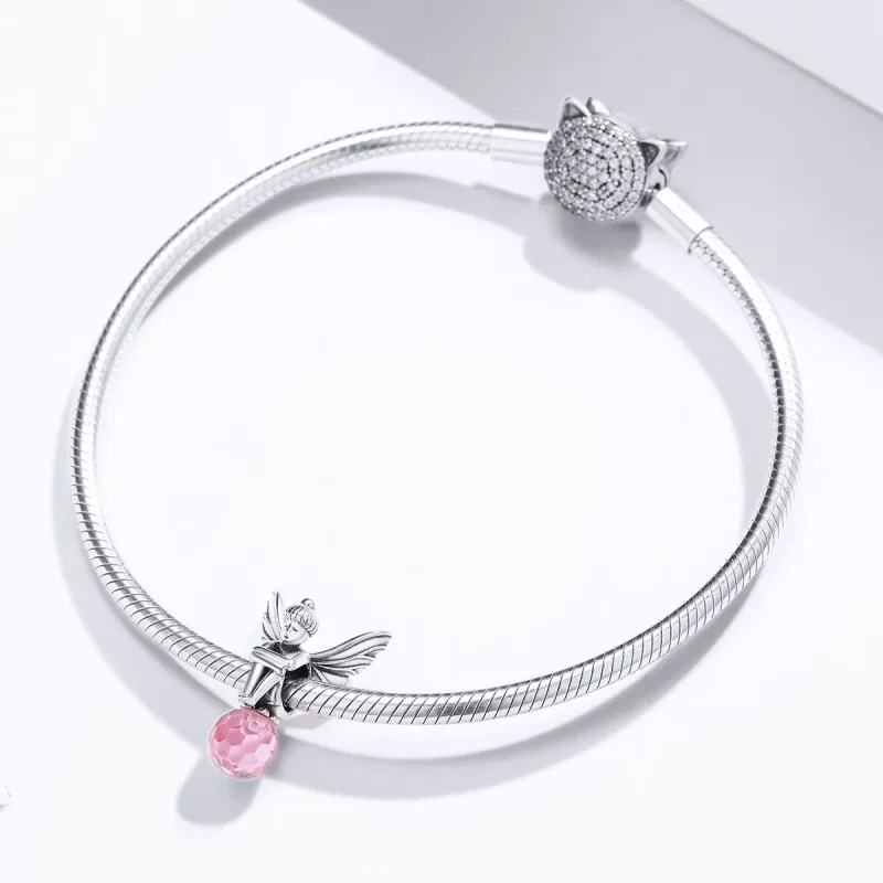 (image for) Pandora Style Silver Flower Elf Charm - SCC1483 - View 3