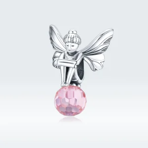 (image for) Pandora Style Silver Flower Elf Charm - SCC1483