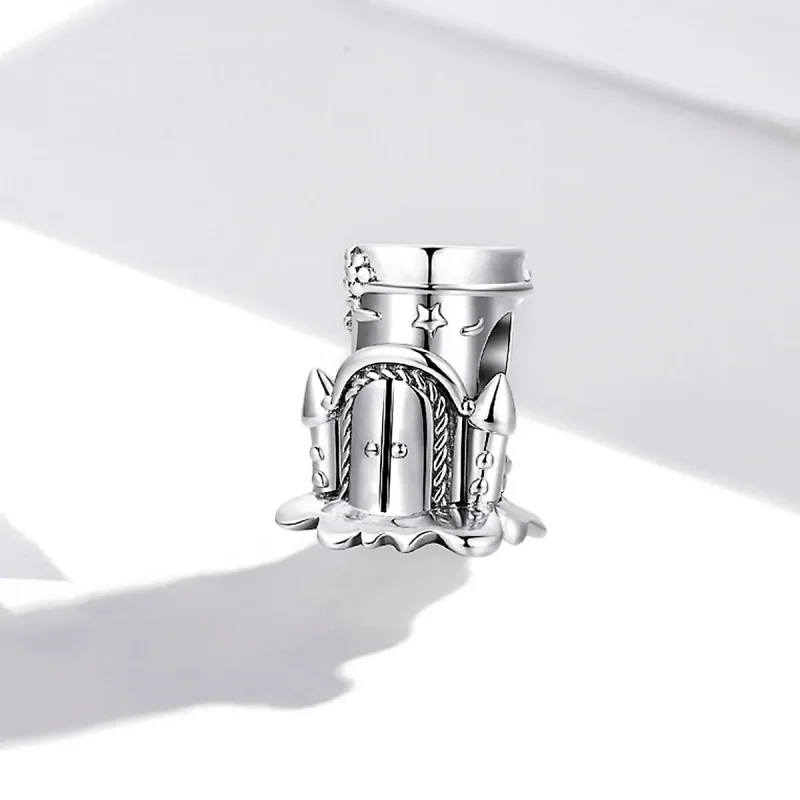 (image for) Pandora Style Silver Forest Castle Charm - SCC1866 - View 2