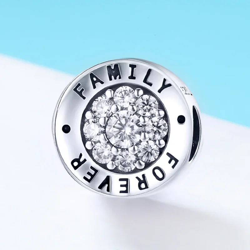 (image for) Pandora Style Silver Forever Home Charm - SCC814 - View 2