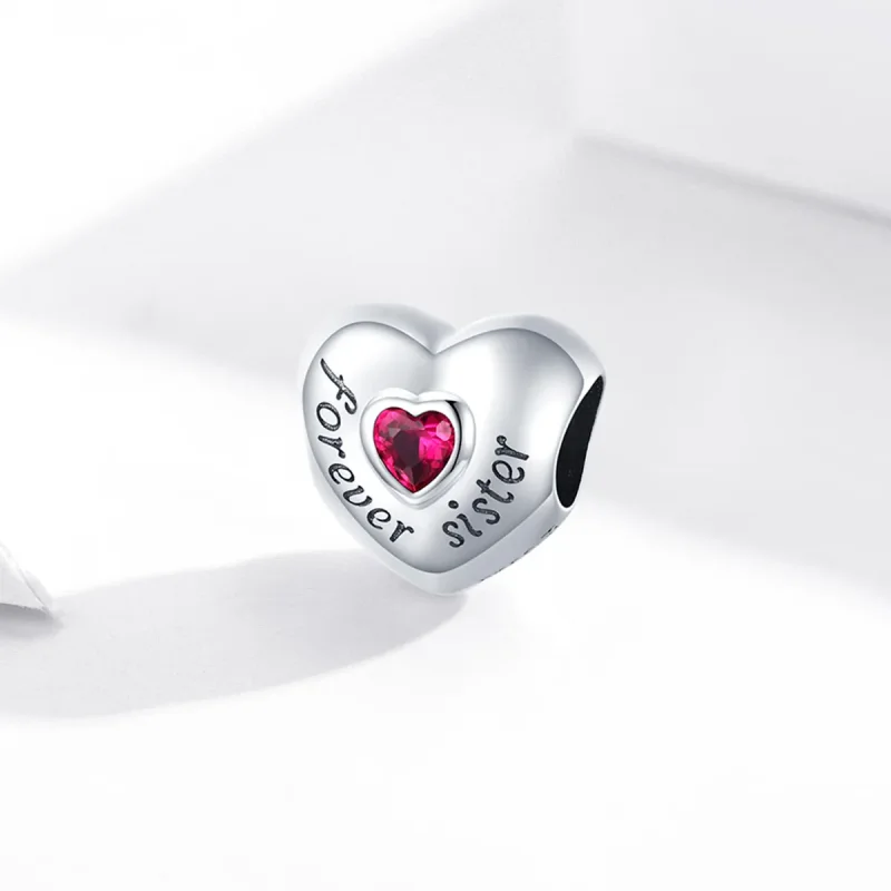 (image for) Pandora Style Silver Forever Love Charm - SCC1835 - View 2