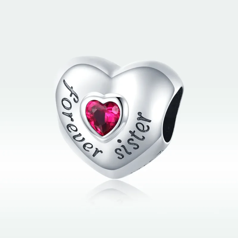 (image for) Pandora Style Silver Forever Love Charm - SCC1835 - View 5