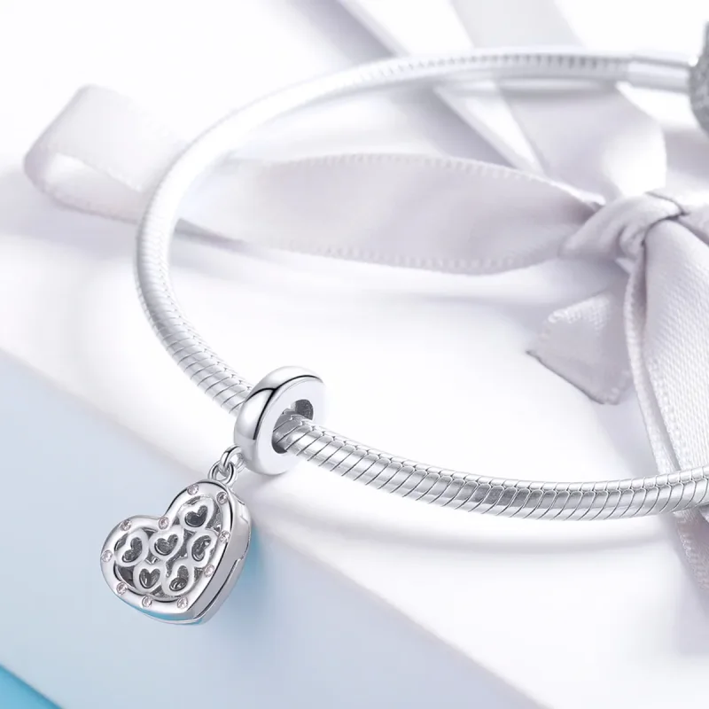 (image for) Pandora Style Silver Forever Love Dangle - SCC1029 - View 3