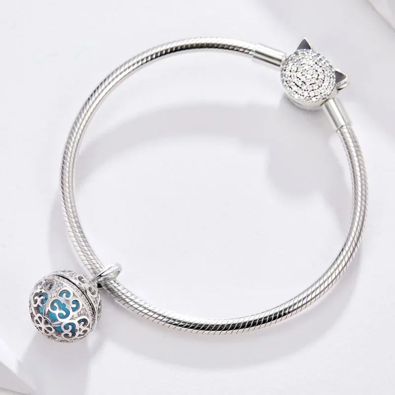 (image for) Pandora Style Silver Fragrant Ball Charm - SCC1198 - View 5