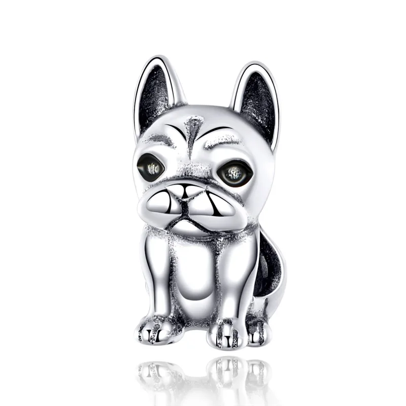(image for) Pandora Style Silver French Bulldog Charm - SCC1306