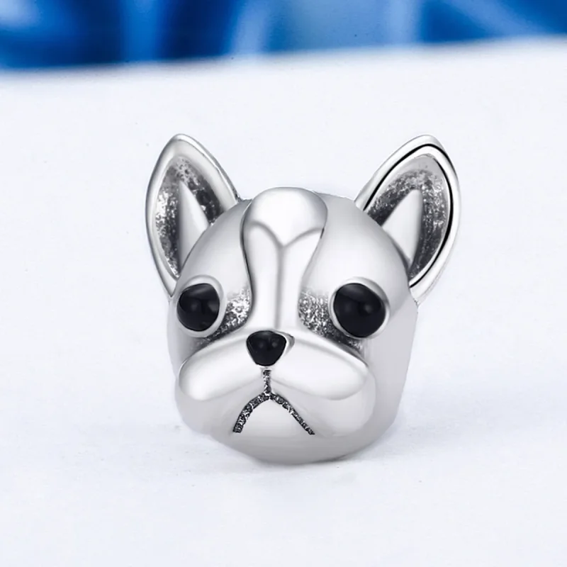 (image for) Pandora Style Silver French Bulldog Charm - SCC315 - View 3