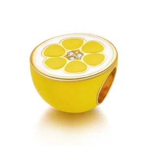 (image for) Pandora Style Silver Fresh Lemon Charm - SCC1590