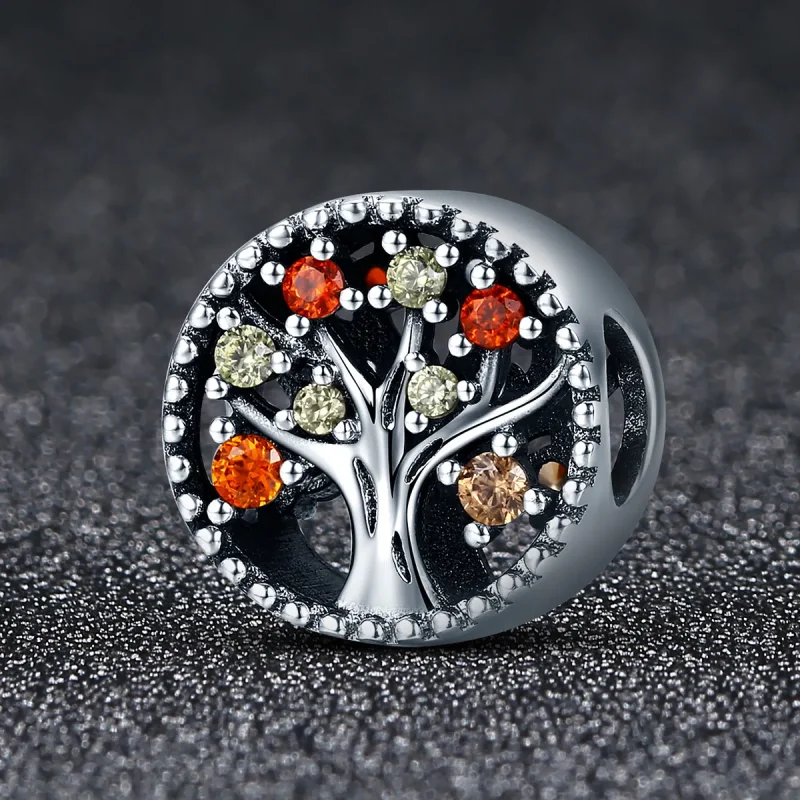 (image for) Pandora Style Silver Fruit of Autumn Charm - SCC219 - View 2