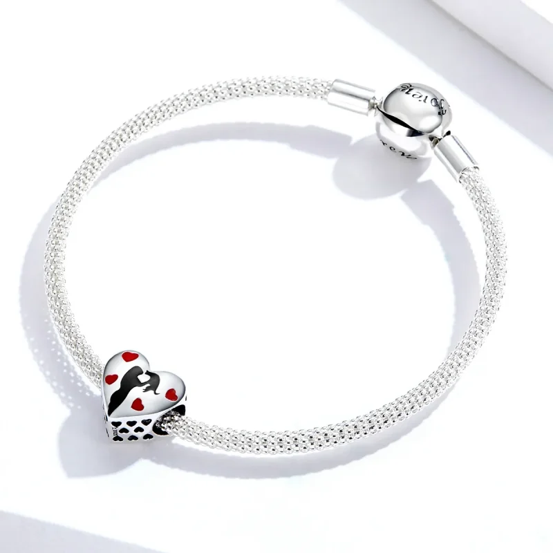 (image for) Pandora Style Silver Fur Mom Charm - SCC1508 - View 3