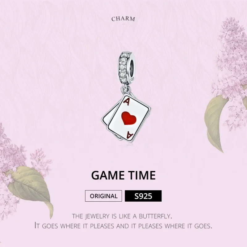 (image for) Pandora Style Silver Game Time Dangle - SCC1172 - View 2