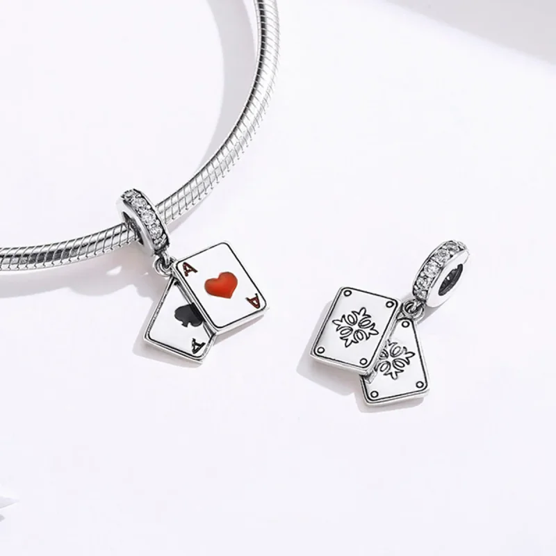 (image for) Pandora Style Silver Game Time Dangle - SCC1172 - View 4