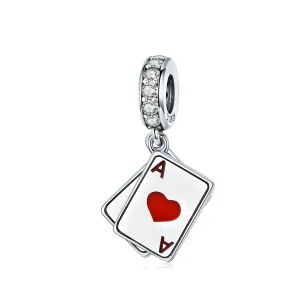 (image for) Pandora Style Silver Game Time Dangle - SCC1172