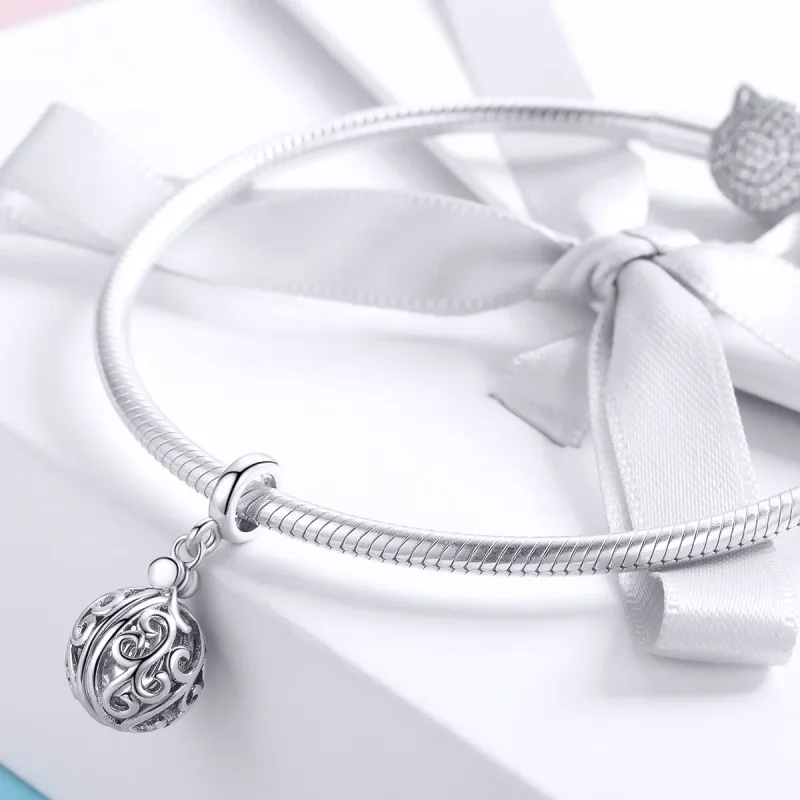 (image for) Pandora Style Silver Gartitude For Mom Dangle - SCC1008 - View 3