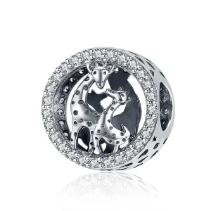 (image for) Pandora Style Silver Giraffe Charm - SCC997